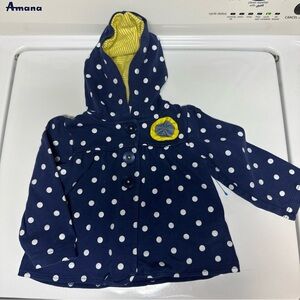 Carter's Navy Polka Dot Kids Jacket